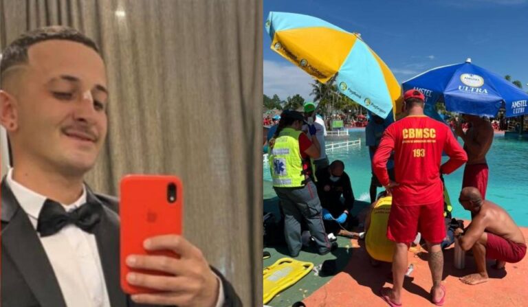 Funcionário sofre mal súbito e morre afogado em parque aquático de Santa Catarina