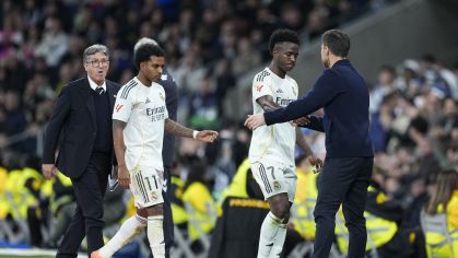 Vini Jr provoca Simeone durante semifinal da Supercopa espanhola