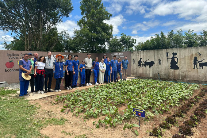 Biodigestor revoluciona ensino e sustentabilidade no Colégio Estadual de Campo Magro