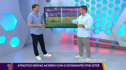 Athletico retoma negociação para contratar Diego Cetré do Estudiantes
