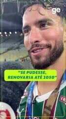 Martinelli celebra 300 jogos pelo Fluminense e revela desejo de renovação até 2050