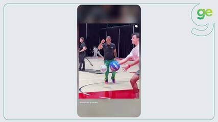 Cafu participa do jogo das celebridades da NBA e destaca importância do evento
