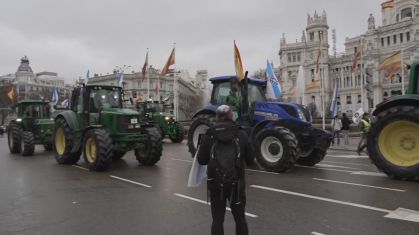 Agricultores protestam em Madri contra acordo Mercosul-UE
