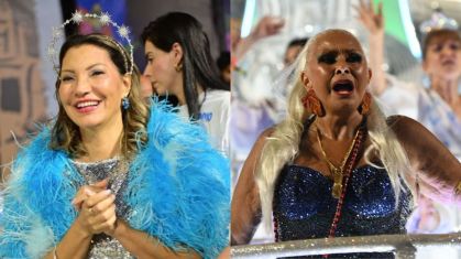 Janja fica no camarote e fafá de belém substitui no desfile do Rio