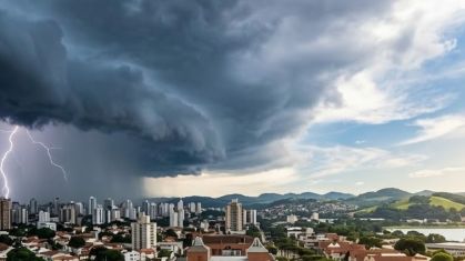 Alertas de tempestades atingem a Região Sul do Brasil neste sábado