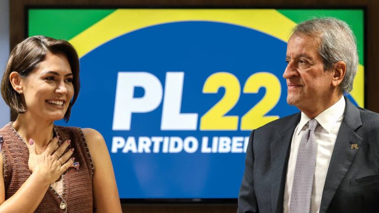 Valdemar Costa Neto busca apoio de Michelle Bolsonaro para fortalecer PL mulher nas eleições
