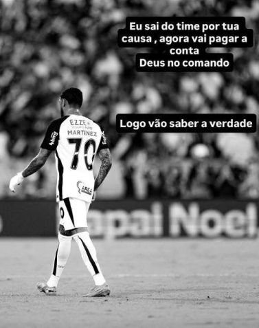 Martínez reage à saída de Dorival e provoca: "Saí por tua causa"