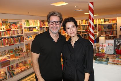Murilo benício e Cecilia Malan reaparecem juntos no Rio de Janeiro
