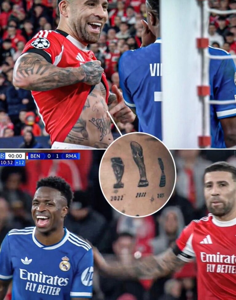 Polêmica envolve irmão de Otamendi por montagem racista contra Vinícius Jr.