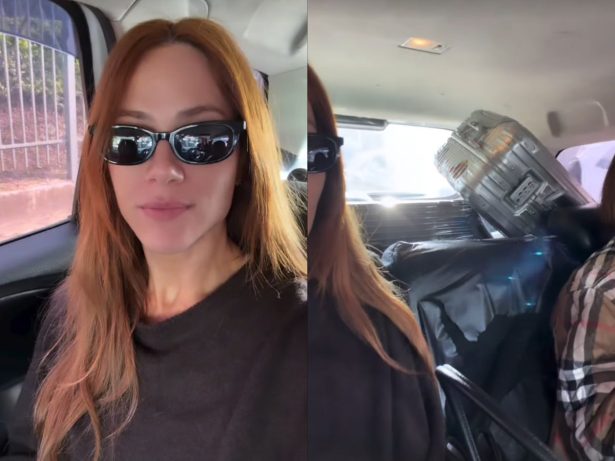 Giovanna Ewbank enfrenta imprevisto com táxi ao chegar em São Paulo