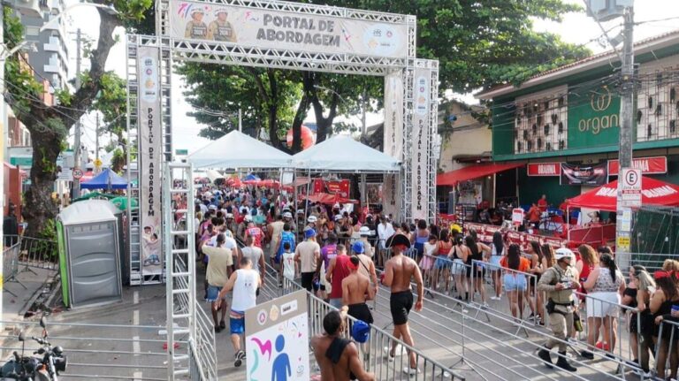 Segurança reforçada prende homem armado no Carnaval de Salvador