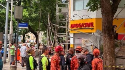 Acidente com queda de andaime em Copacabana resulta em morte e feridos