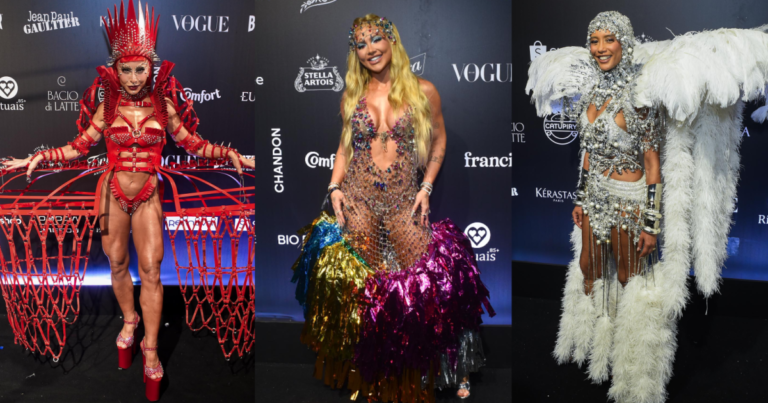 Baile da Vogue destaca looks inspirados no Carnaval no Rio de Janeiro