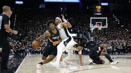 Henderson decide e Blazers empatam série contra Spurs nos playoffs da NBA