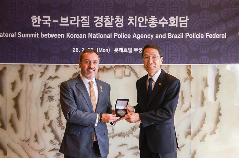 Polícias federais do Brasil e Coreia do Sul firmam parceria estratégica contra crime organizado
