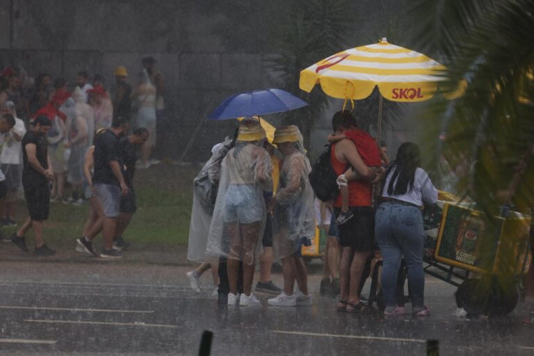 Chuva e queda de temperatura dominam cenário do fim de semana no Brasil