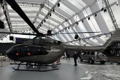 Helicóptero de R$ 78 milhões com padrão Mercedes-Benz estreia no Brasil