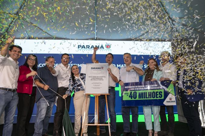 Ratinho Junior anuncia R$ 41 milhões para infraestrutura em São Mateus do Sul