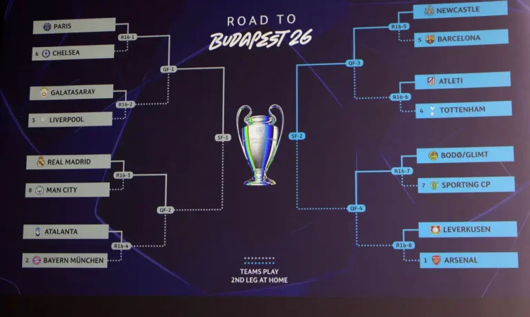 Real Madrid enfrenta Manchester City nas oitavas da Liga dos Campeões