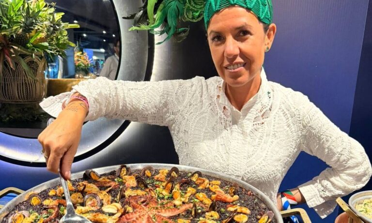 Chef Morena Leite enfrenta desafio na cozinha da Sapucaí