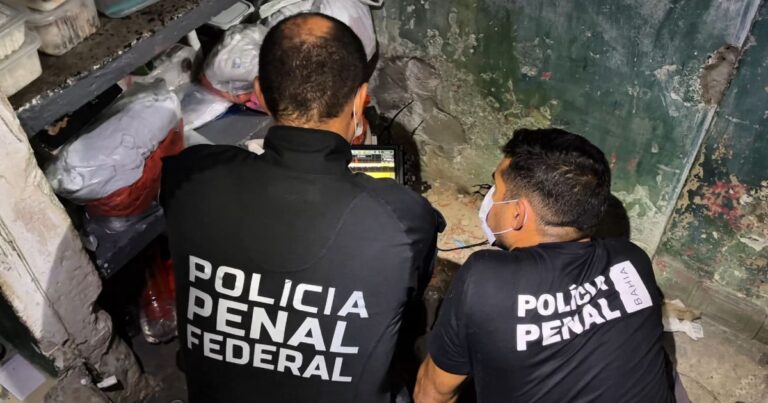 Operação na Bahia visa apreender celulares em nove presídios estaduais