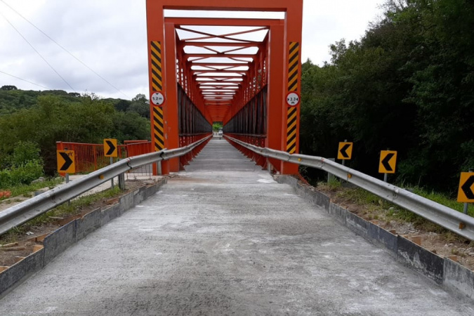 Ponte do rio da Várzea terá interdição noturna até sexta-feira para reparos finais