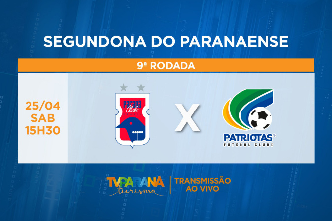 Paraná e Patriotas disputam liderança da Segundona do Campeonato Paranaense