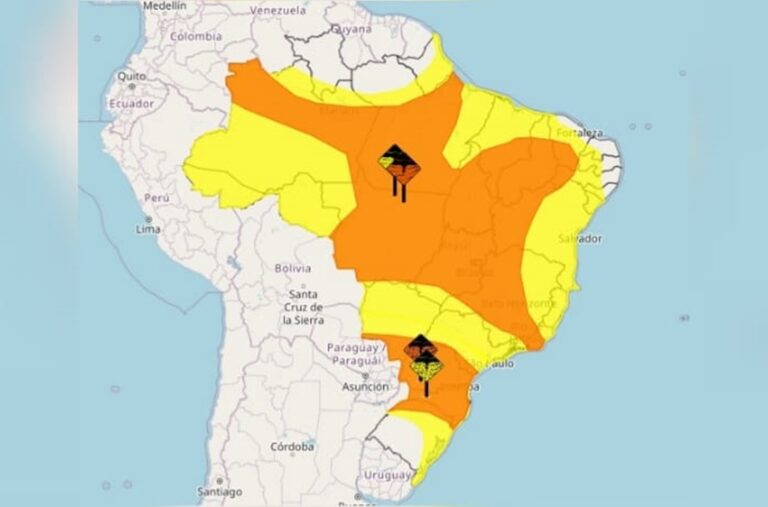 Umidade e calor provocam chuvas intensas em várias regiões do Brasil