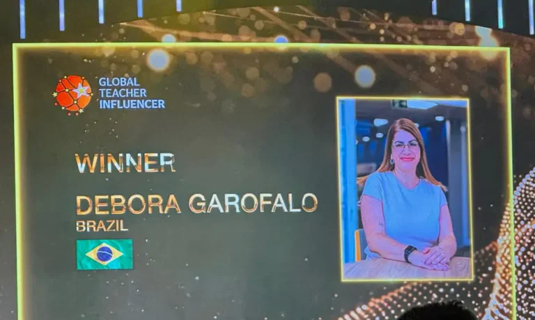 Débora Garofalo conquista prêmio de professora mais influente do mundo