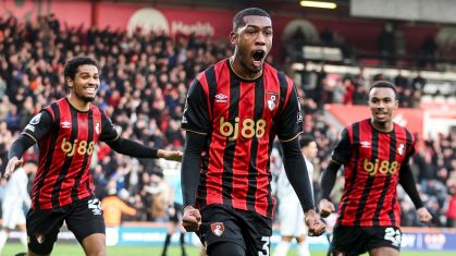 Rayan recebe elogios do técnico do Bournemouth após atuação decisiva na vitória