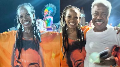 Verônica Bonfim emociona ao homenagear Leci Brandão na Sapucaí