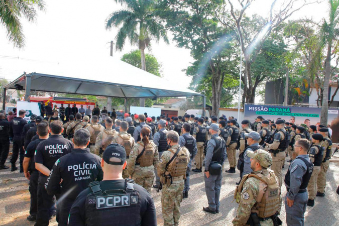 Missão Paraná reforça integração das forças de segurança em Curitiba