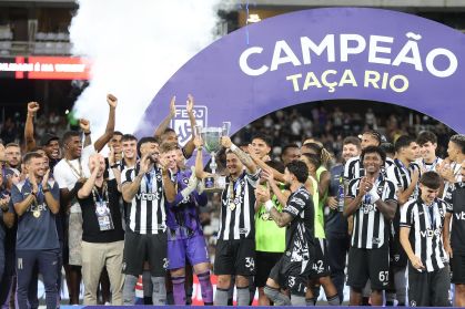 botafogo conquista taça rio após vitória sobre bangu no nilton santos