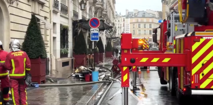 Incêndio atinge hotel cinco estrelas em Paris próximo ao Palácio do Eliseu