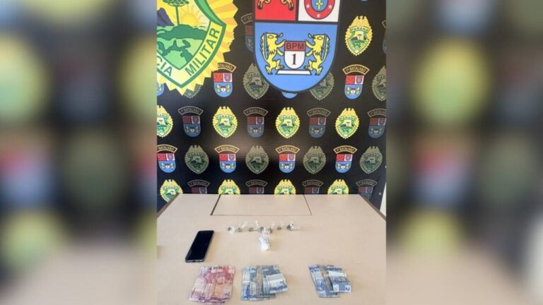 Polícia prende homem por tráfico de drogas na Vila Coronel Cláudio em Ponta Grossa