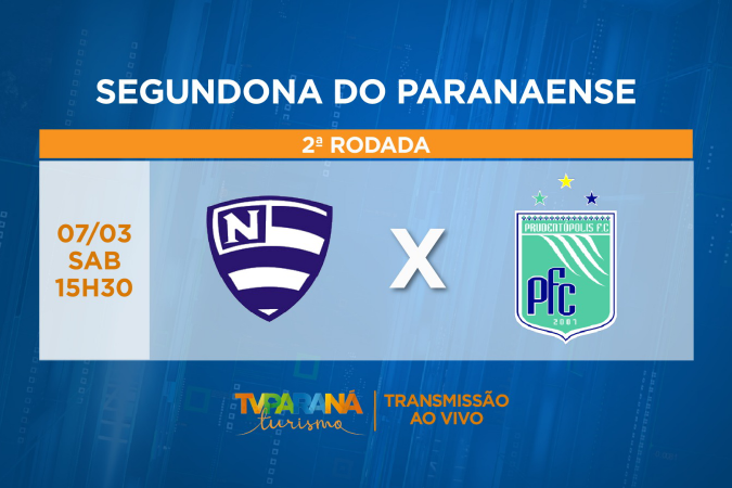 Campeonato paranaense 2026: transmissão de nacional x prudentópolis pela tv paraná turismo