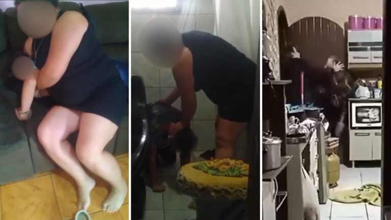 Mãe denunciada por tortura após agressões filmadas no Paraná