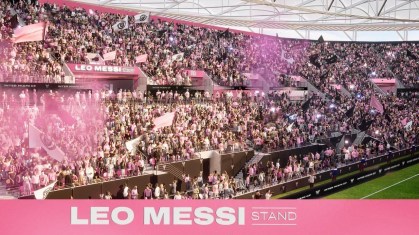 Messi ganha arquibancada com seu nome no novo estádio do Inter Miami