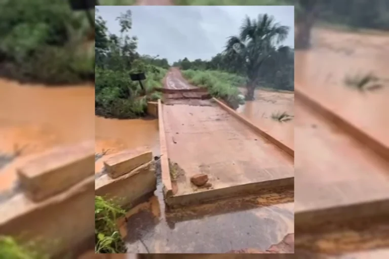 Chuvas intensas causam destruição de pontes e bloqueios no Tocantins