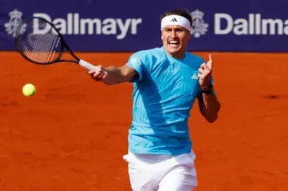 Alexander Zverev supera Cerúndolo e avança às semifinais do ATP de Munique