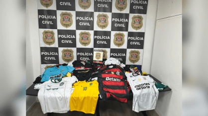 Operação em São Paulo prende seis por venda de camisas de futebol falsificadas