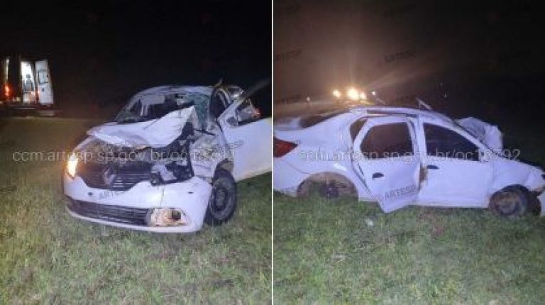 Motorista morre após carro capotar na rodovia Castello Branco em São Paulo