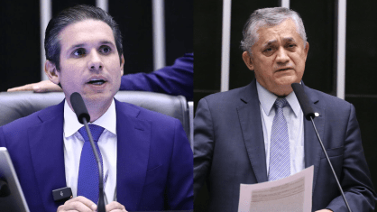 Hugo Motta e José Guimarães debatem futuro da escala 6x1 no Congresso