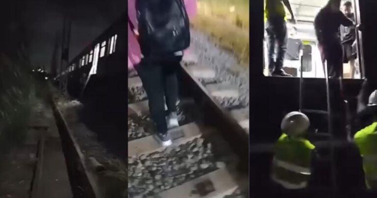 Falha em trem da linha 9-esmeralda faz passageiros andarem sob trilhos em São Paulo