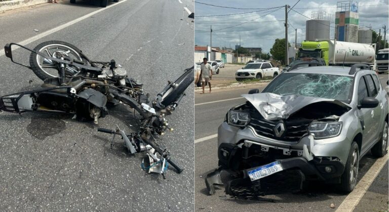 Motociclista morre após colisão com viatura policial em Mossoró