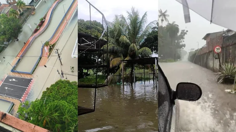 Prefeitura de Belém declara estado de emergência após 28 horas de chuva intensa