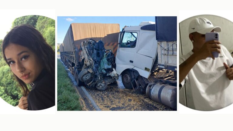 Carreta pressiona carro e causa morte de casal na br-376 no paraná