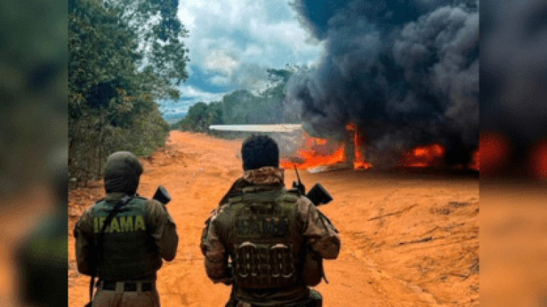 Ibama destrói avião usado no garimpo ilegal na Amazônia paraense
