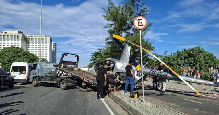 Cenipa investiga queda de helicóptero no mar da Barra da Tijuca no Rio