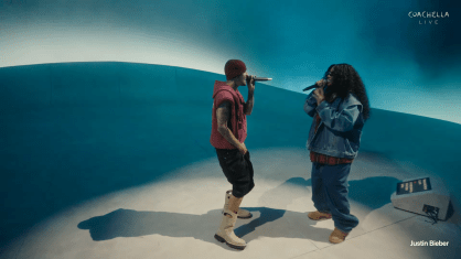 sza marca participação surpresa no segundo show de justin bieber no coachella